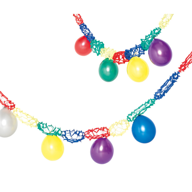 Deko Set, Ballons mit Girlande