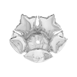 Sternen Folien-Schale Silber