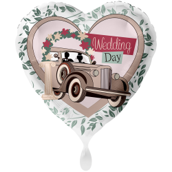 Wedding Day mit Oldtimer Folienballon