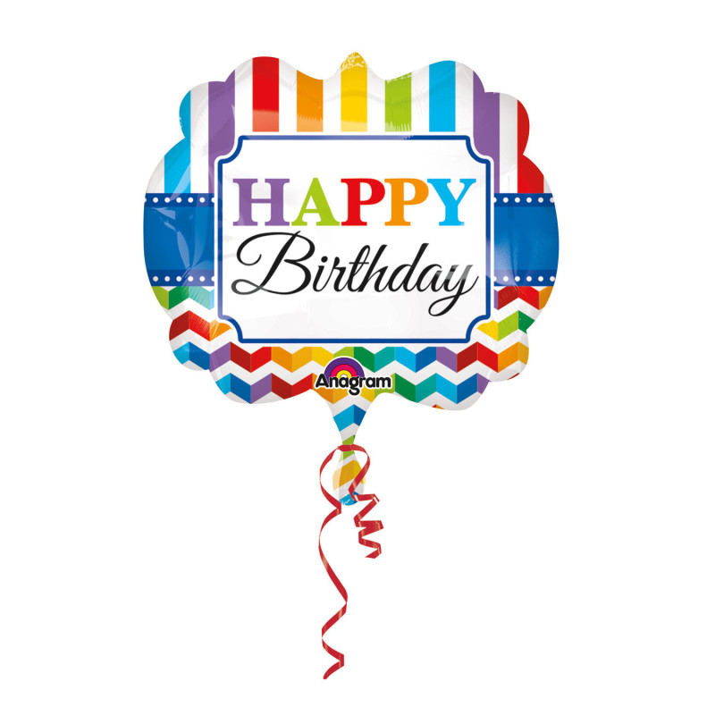Happy Birthday Folienballon