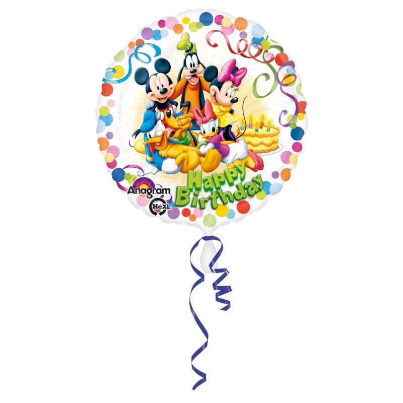 Folien-Ballon Happy Birthday Disney