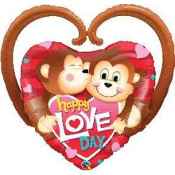 Happy Love Day  Folien-Ballon