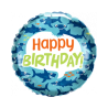 Happy Birthday "Haifische" Folienballon