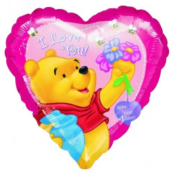 I Love You! Winnie Folienballon