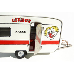 Wohnwagen Circus Kasse Blechspielware