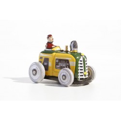 Traktor aus Blech, mit Schlüssel, 6,5 cm Blech-Spielware