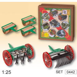 KOVAP - Kleines Zubehörset - AGRO-Set M2 mit drei verschiedenen Landmaschinen...