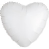 Herz Weiss Folienballon