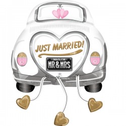 Hochzeits-Auto "Just Married" Folienballon