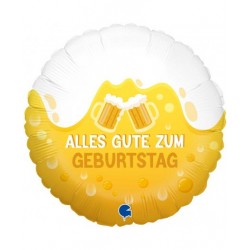 Folien-Ballon Alles Gute zum Geburtstag/ Prost Beer