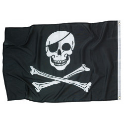 Piratenflagge aus Stoff