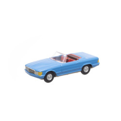 Mercedes Cabrio blau   Blech-Spielware