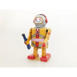 Astronaut mit Phasergewehr  Blech-Spielware