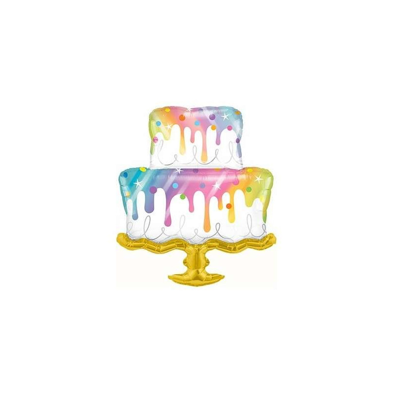 Happy Birthday Torte Folienballon