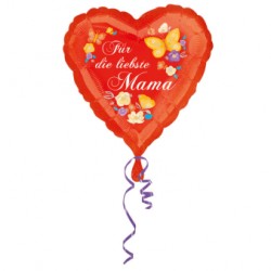 Für die liebste Mama Folienballon