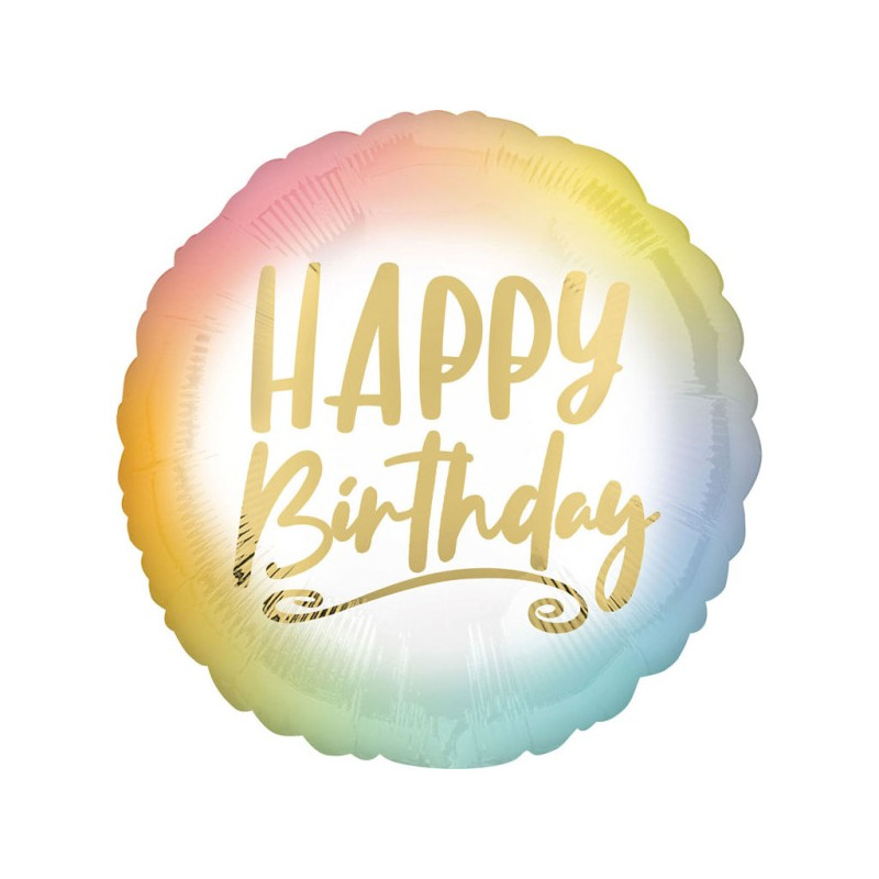 Happy Birthday Folienballon