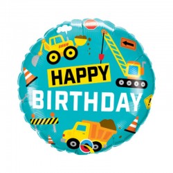 Happy Birthday "Bau" Folienballon