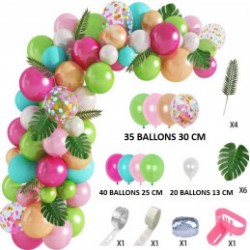 Ballongirlande Exotic 95 Ballons