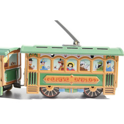 Strassenbahn mit Anhänger Blech-Spielware